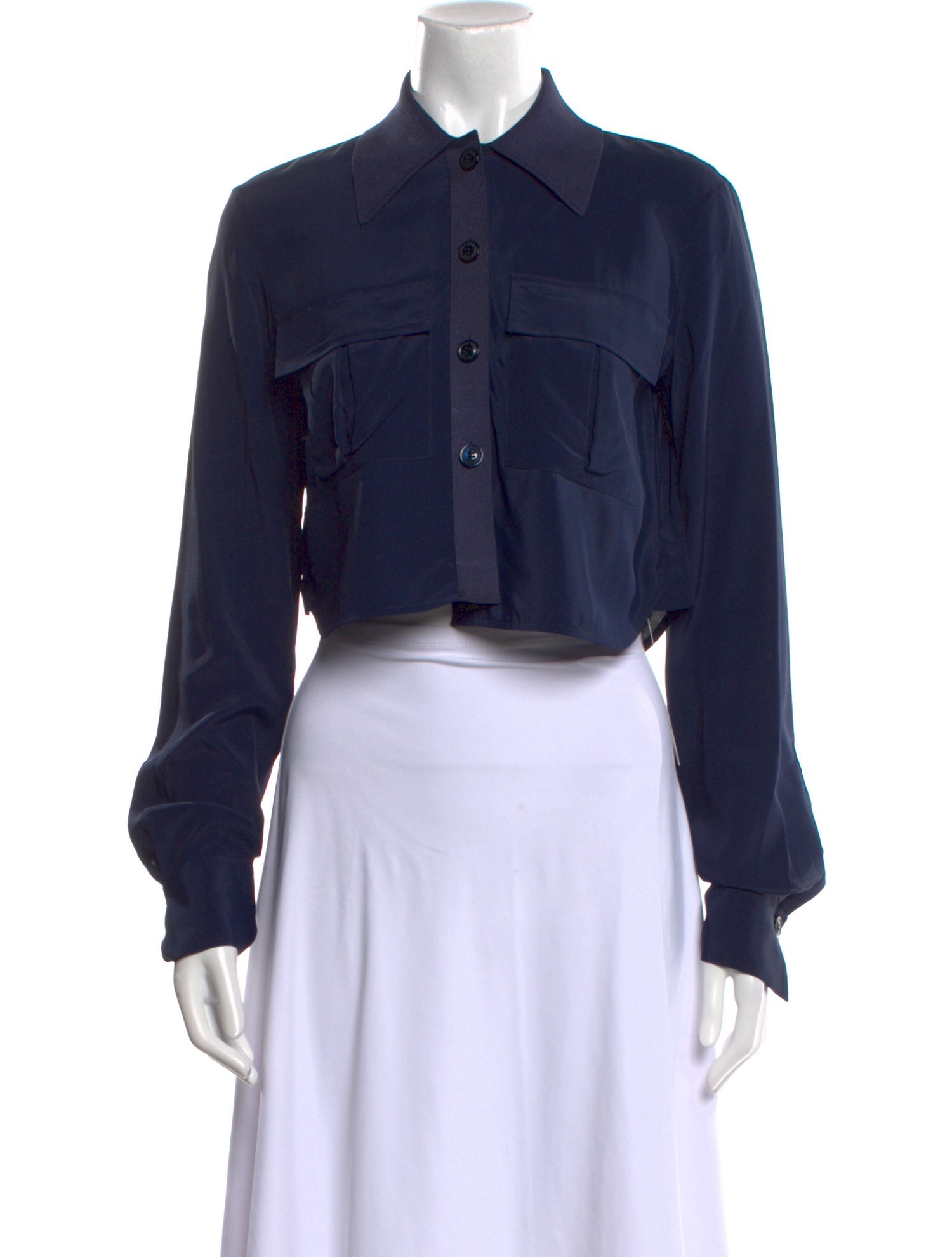 St. John Long Sleeve Crop Top w/ Tags