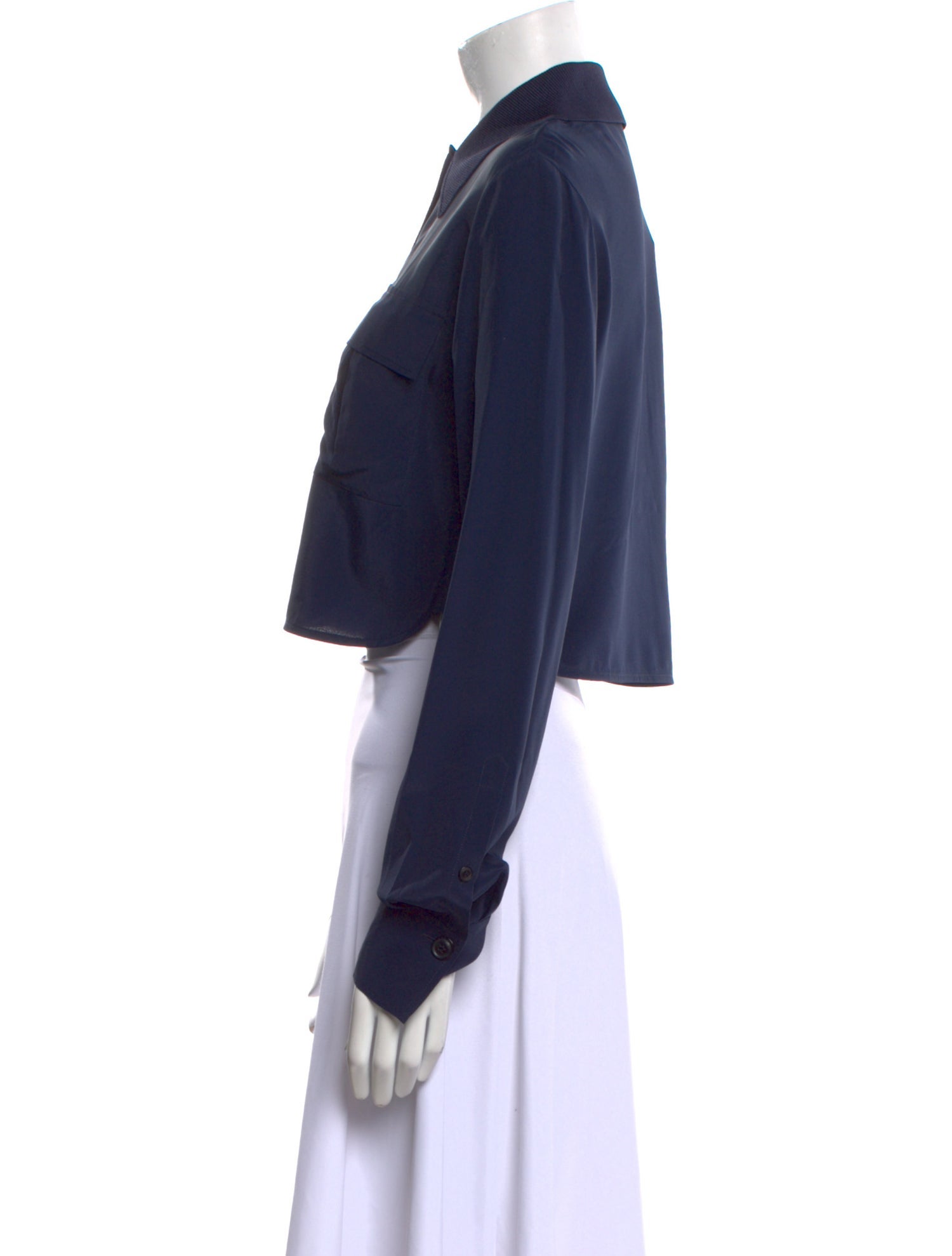 St. John Long Sleeve Crop Top w/ Tags