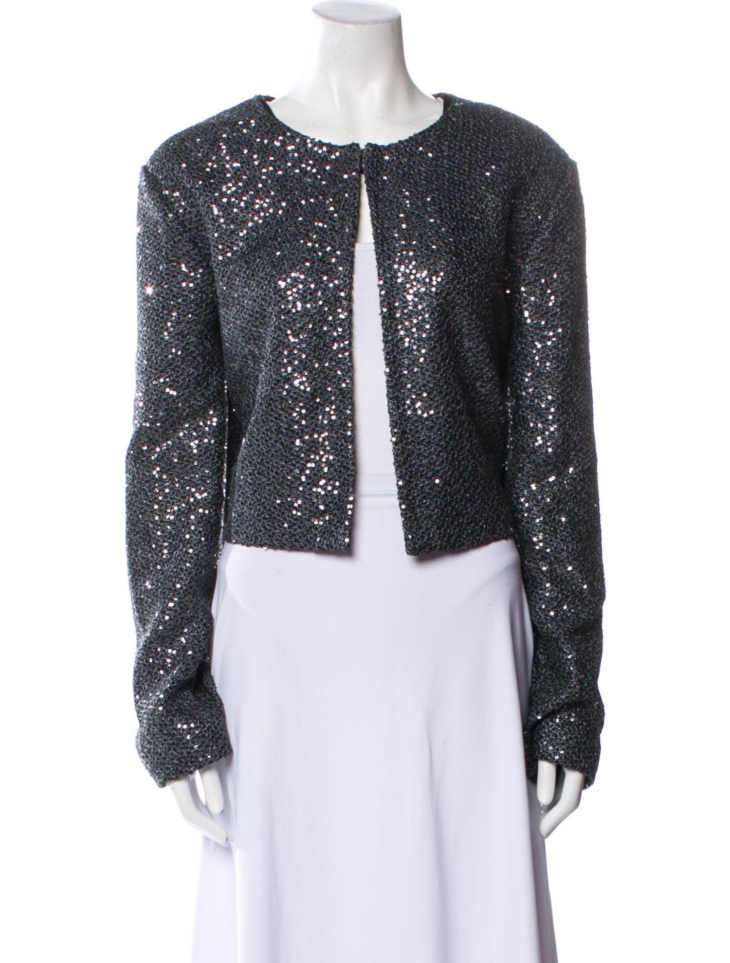 St. John Tweed Pattern Evening Jacket w/ Tags