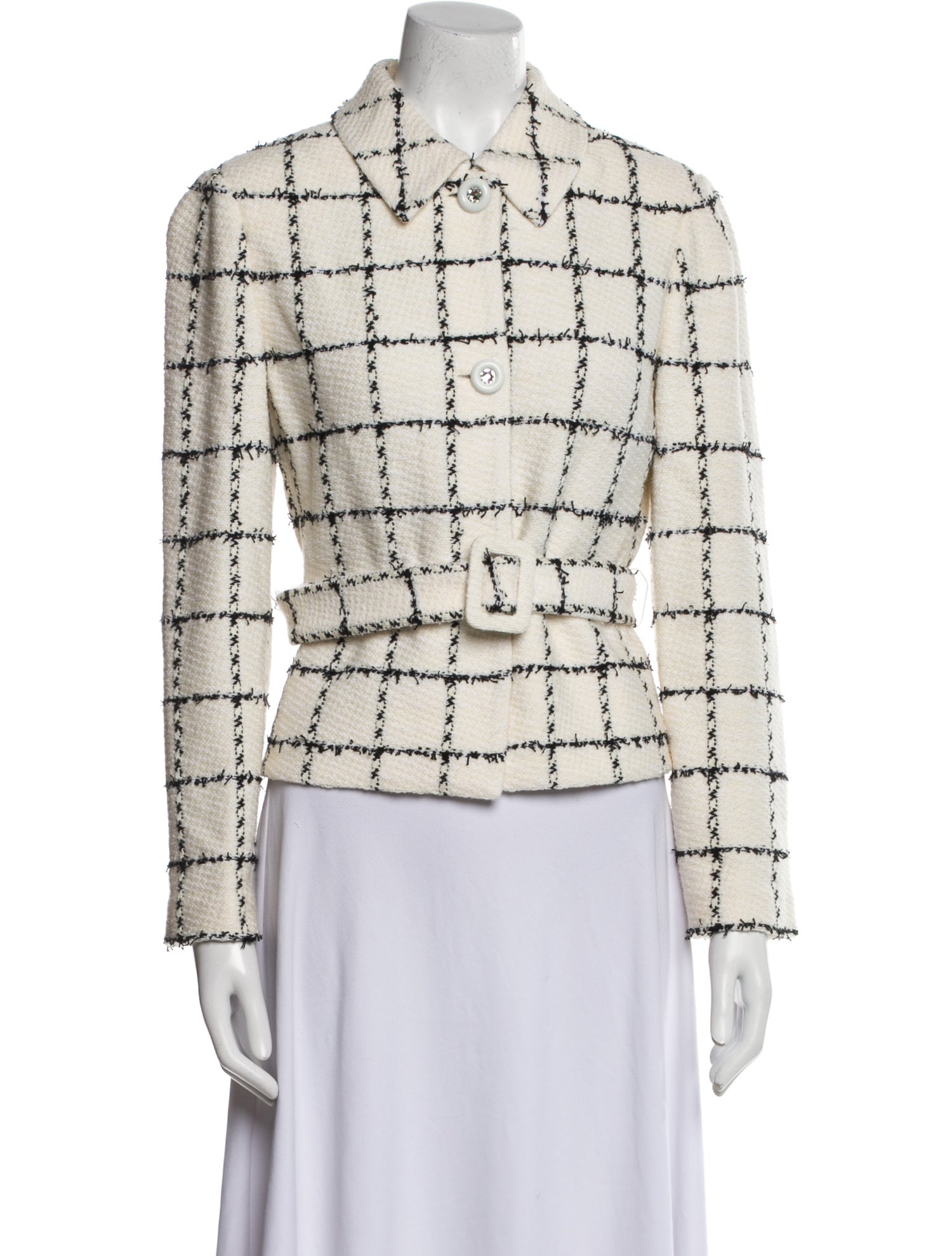 St. John Wool Printed Jacket