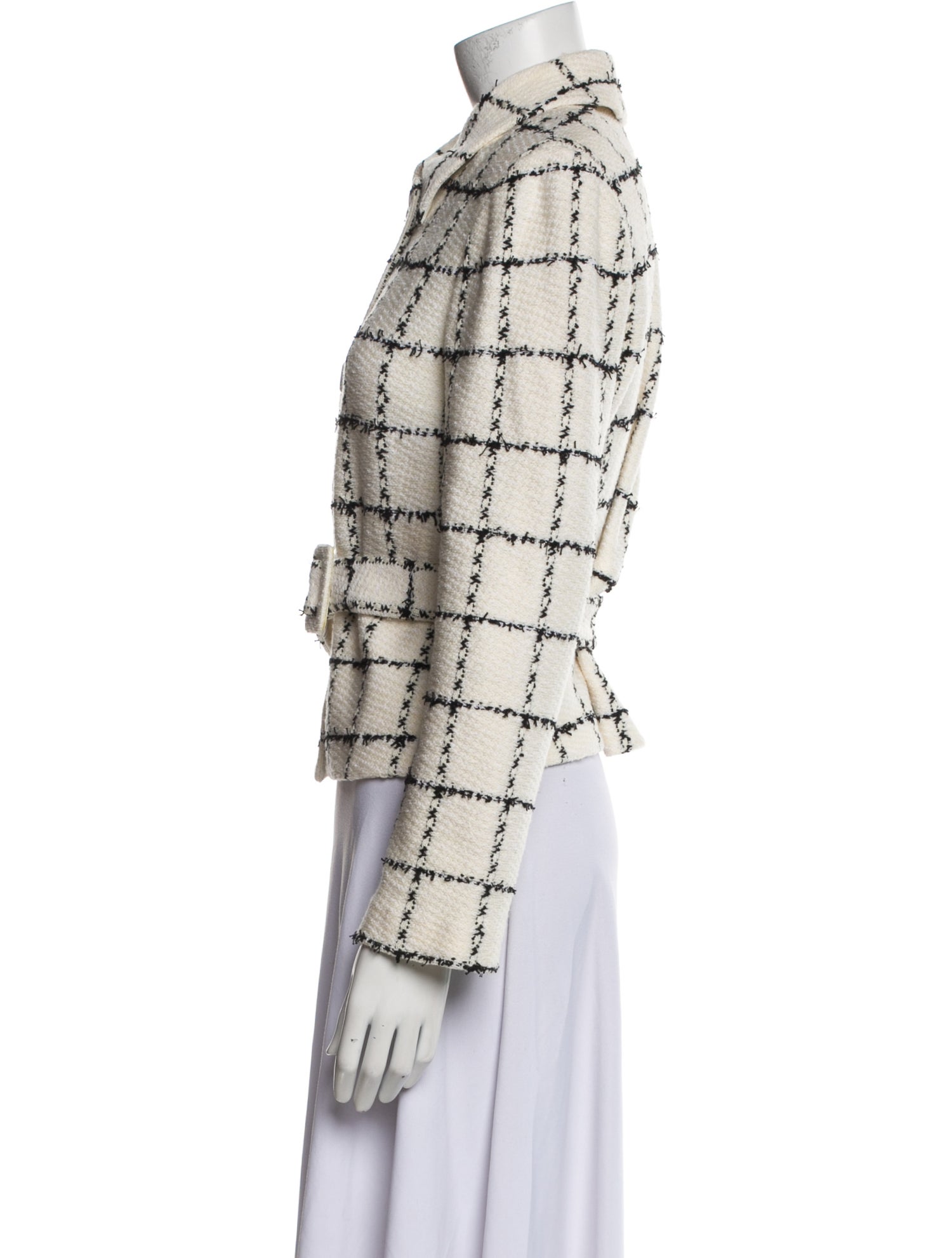 St. John Wool Printed Jacket