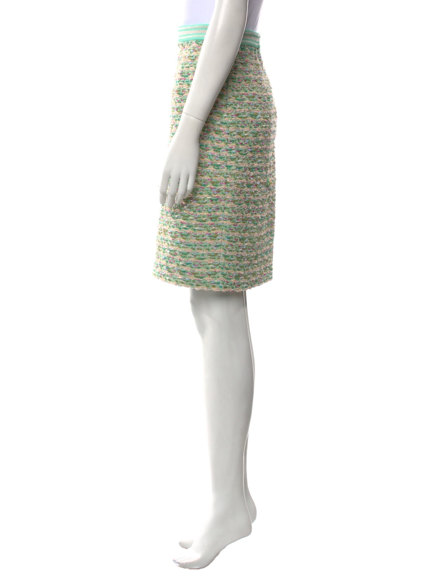 St. John Tweed Knee-Length Skirt