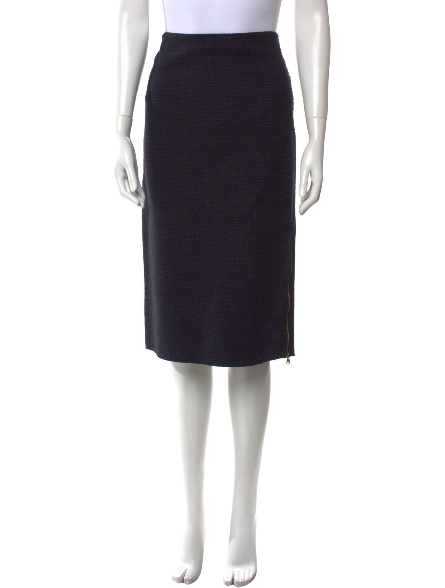 St. John Tweed Knee-Length Skirt