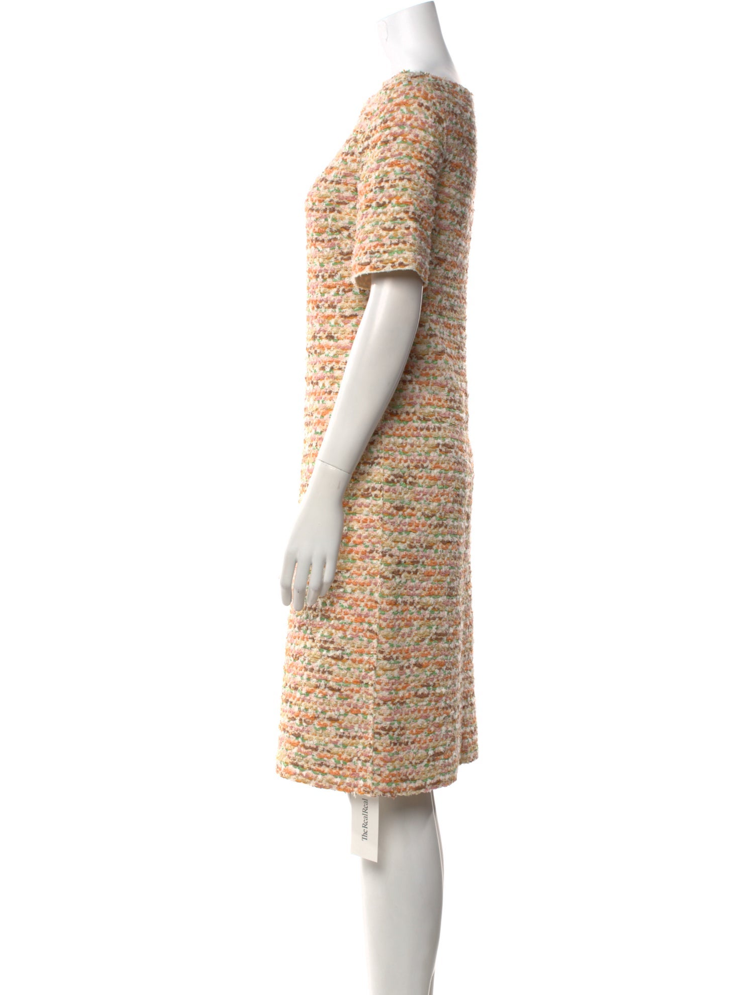 St. John Tweed Knee-Length Dress