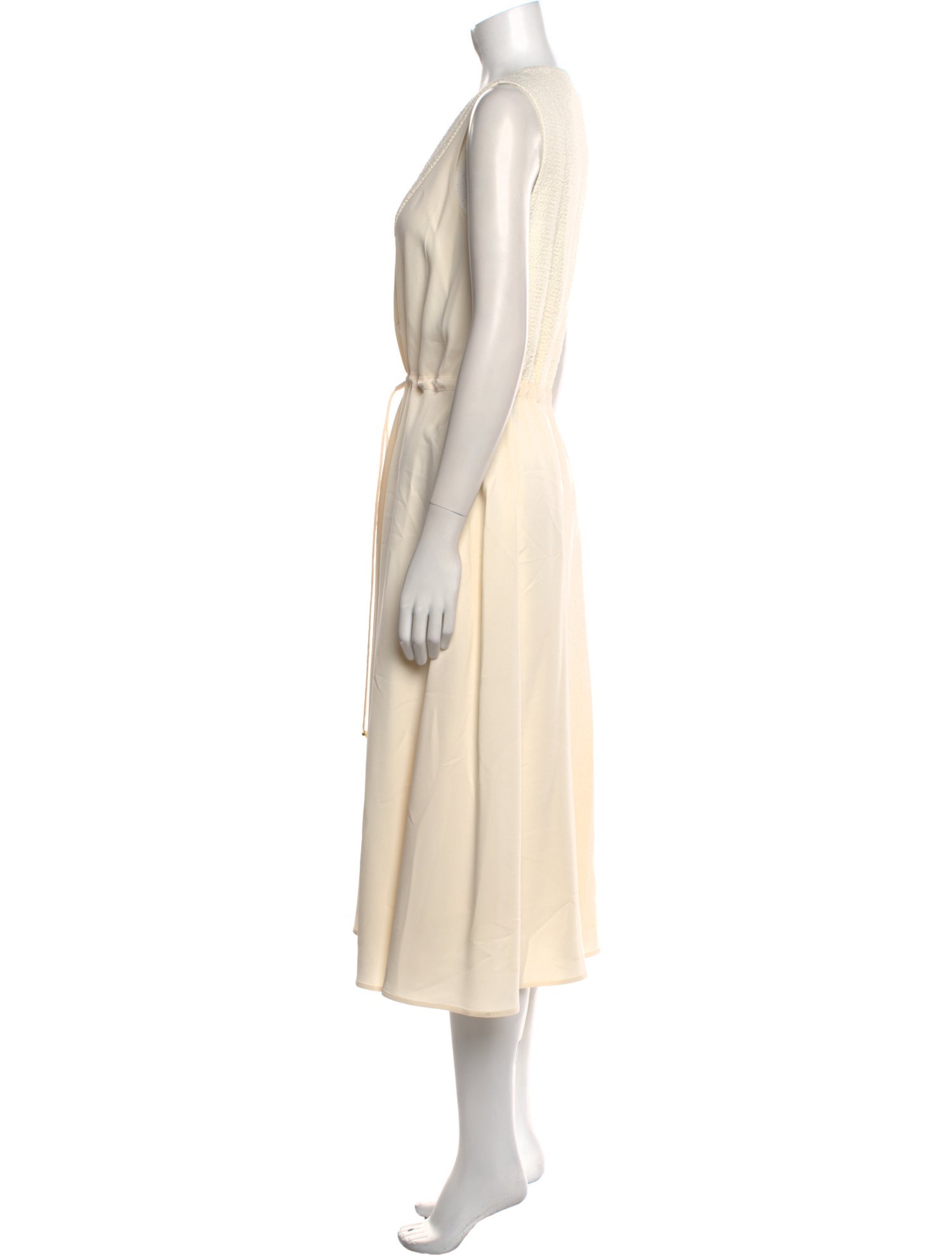 St. John V-Neck Long Dress