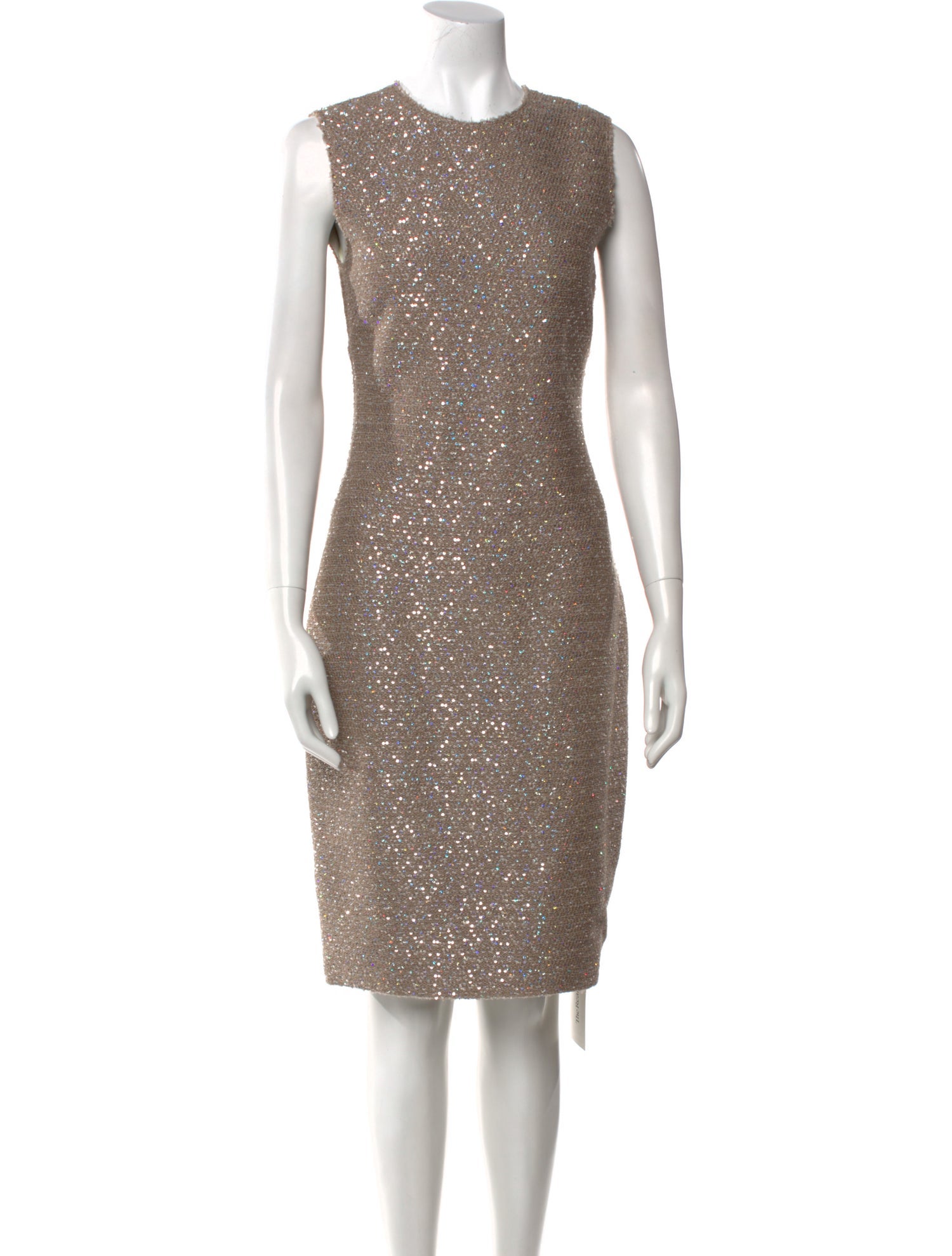 St. John Tweed Knee-Length Dress