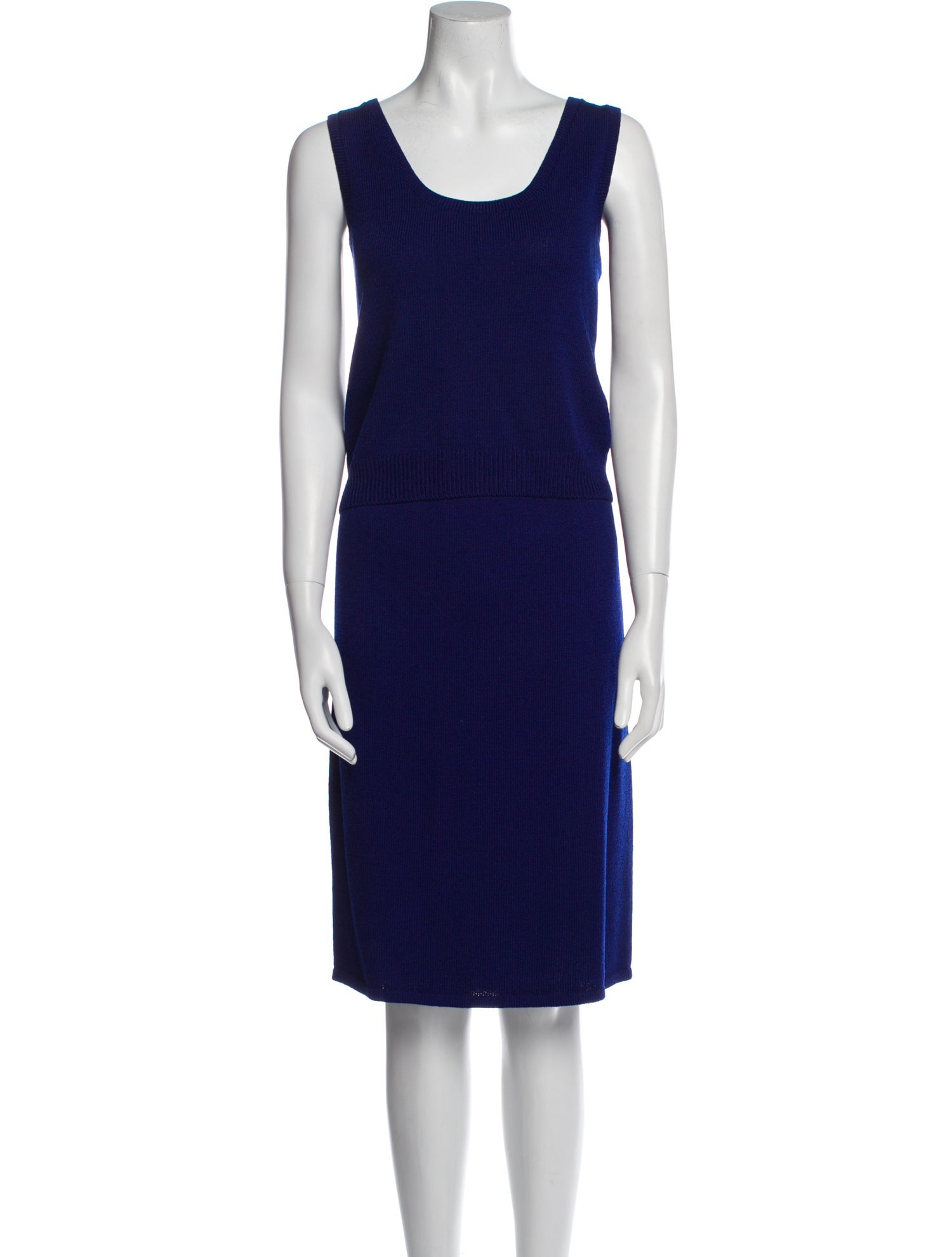 St. John Wool Crystal Embellishments Skirt Set