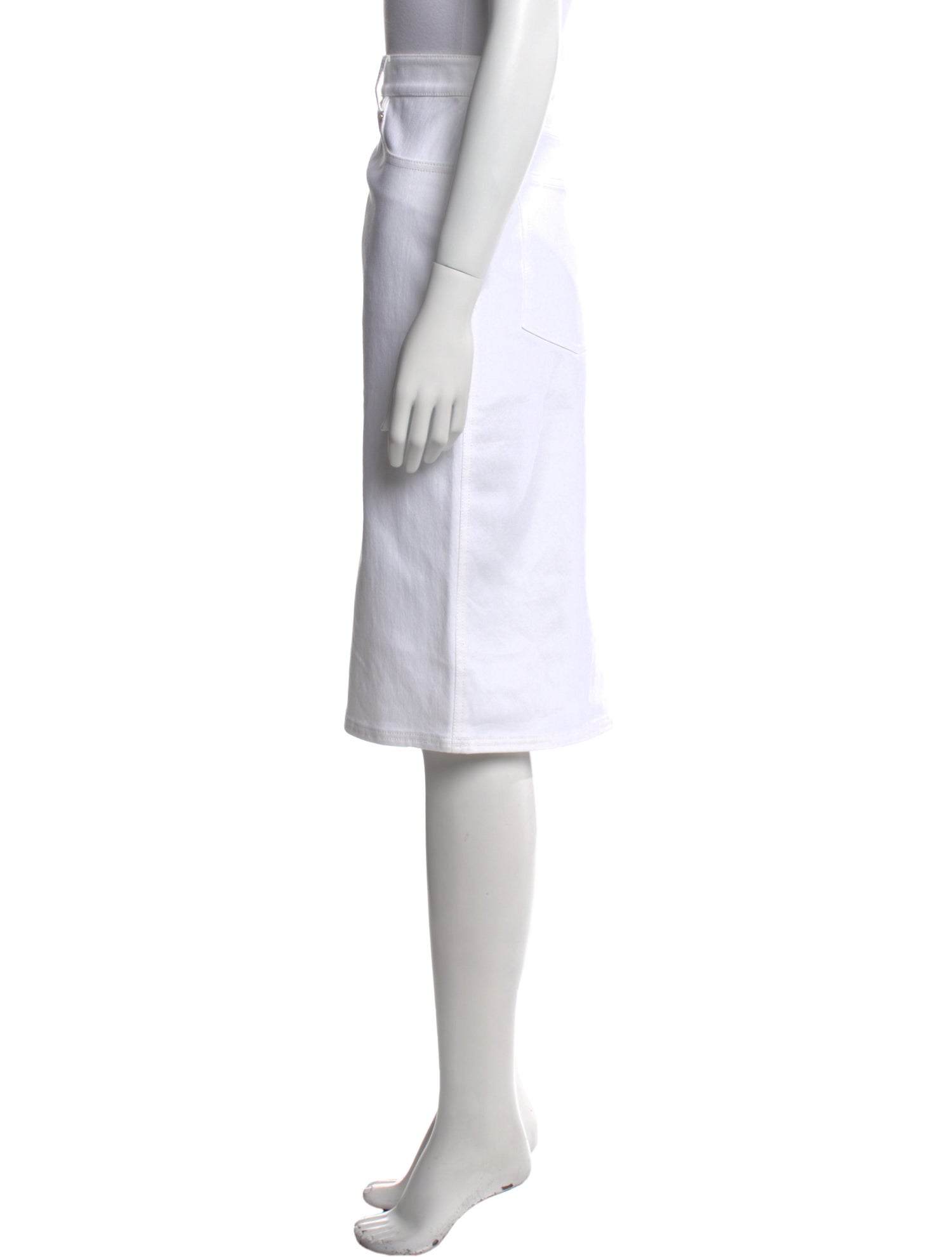 St. John Embroidered Accent Knee-Length Skirt w/ Tags