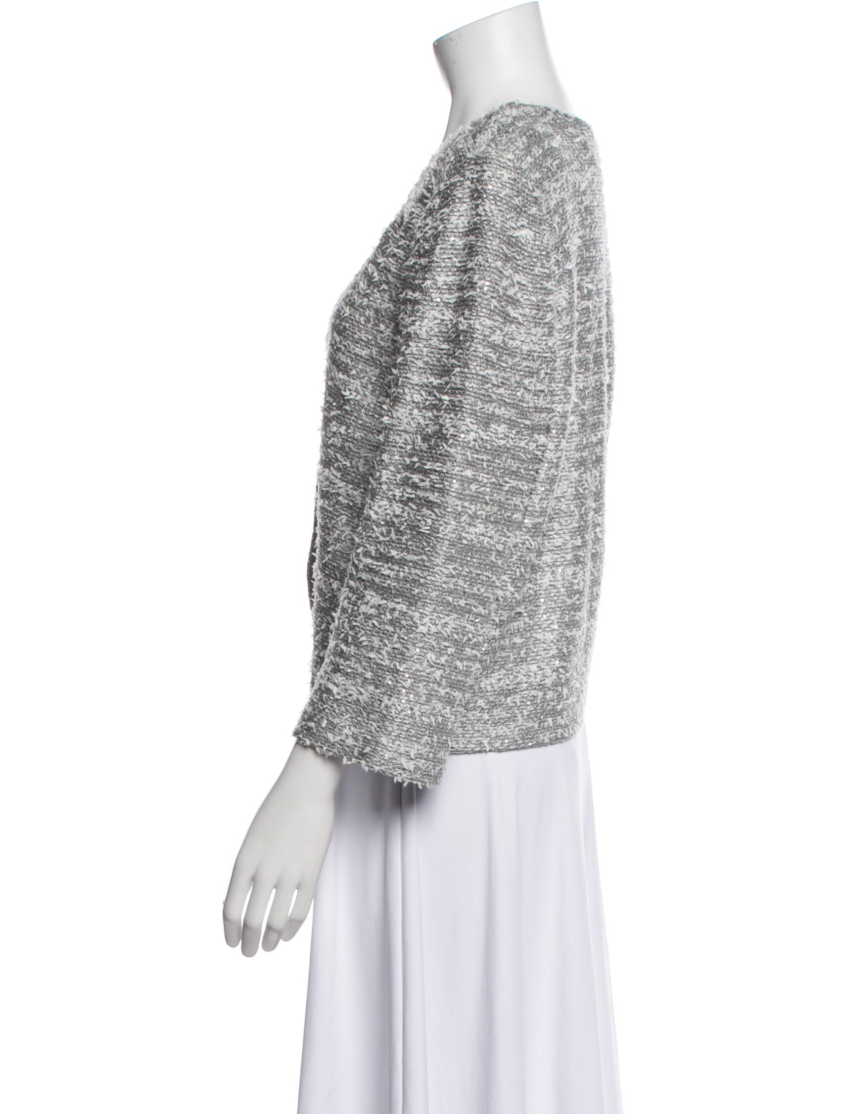 St. John Tweed Pattern Evening Jacket w/ Tags