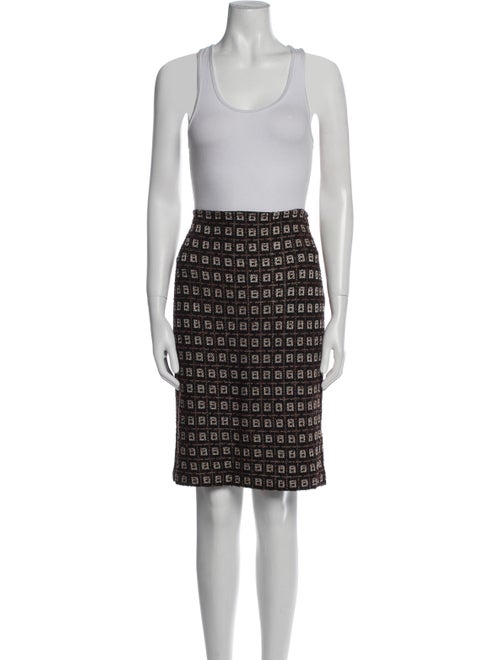 St. John Printed Skirt Set