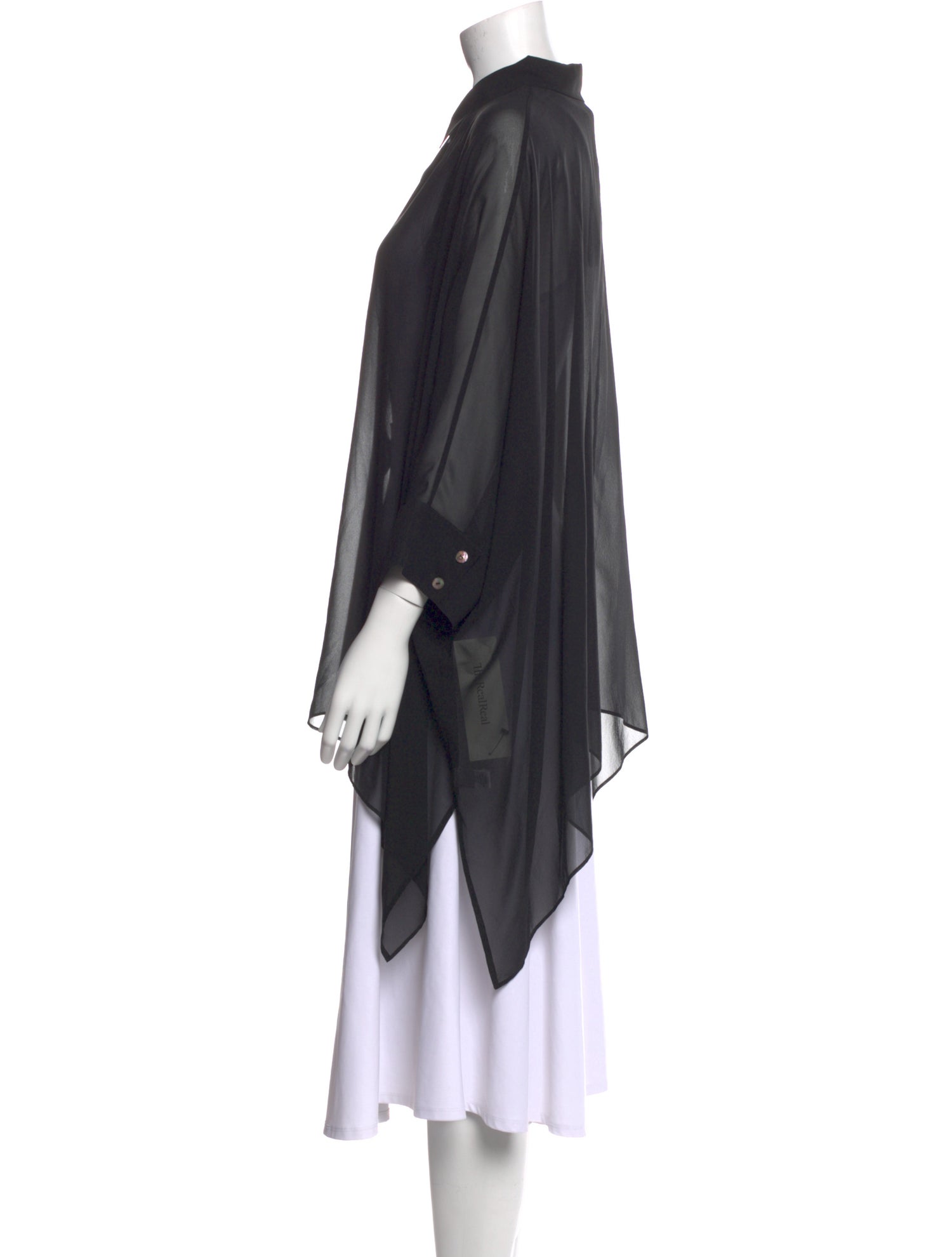 St. John Silk Mock Neck Tunic w/ Tags