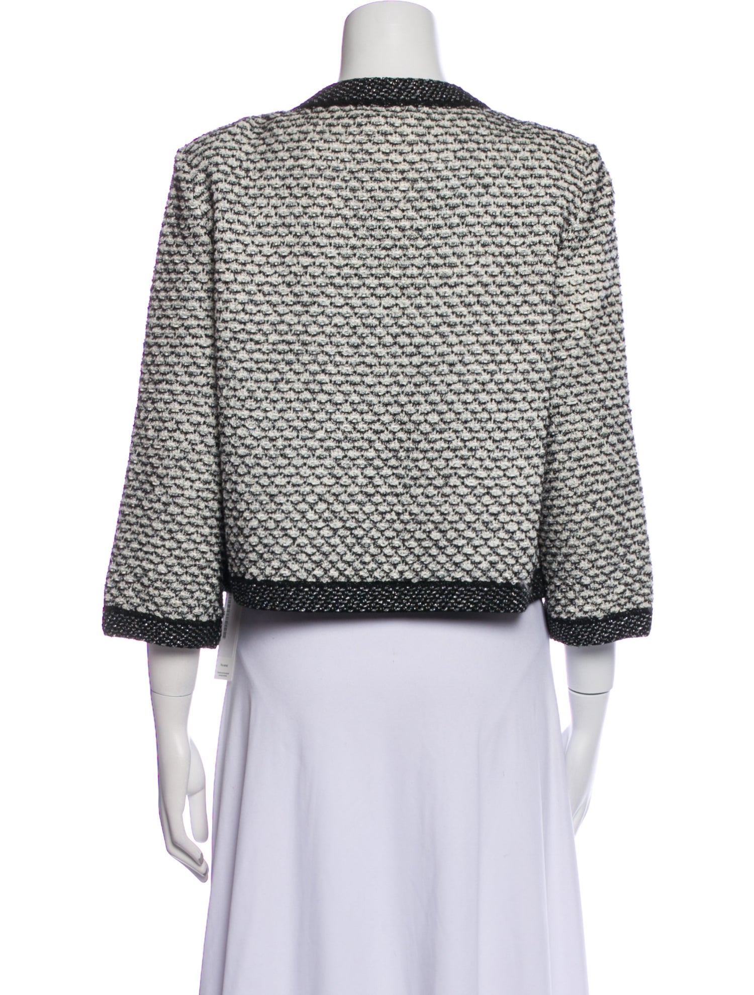 St. John Tweed Pattern Evening Jacket