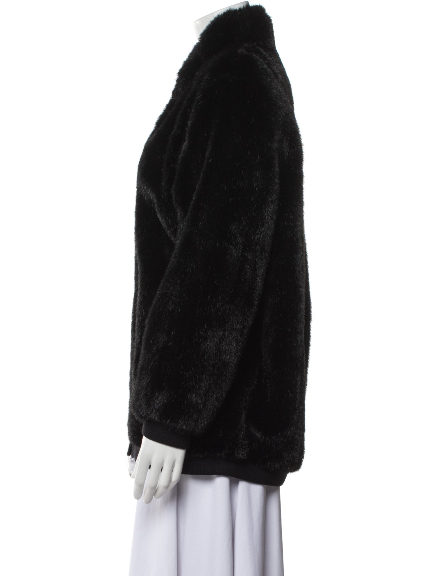 St. John Faux Fur Faux Fur Coat