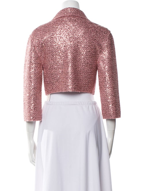 St. John Tweed Tweed Pattern Bolero