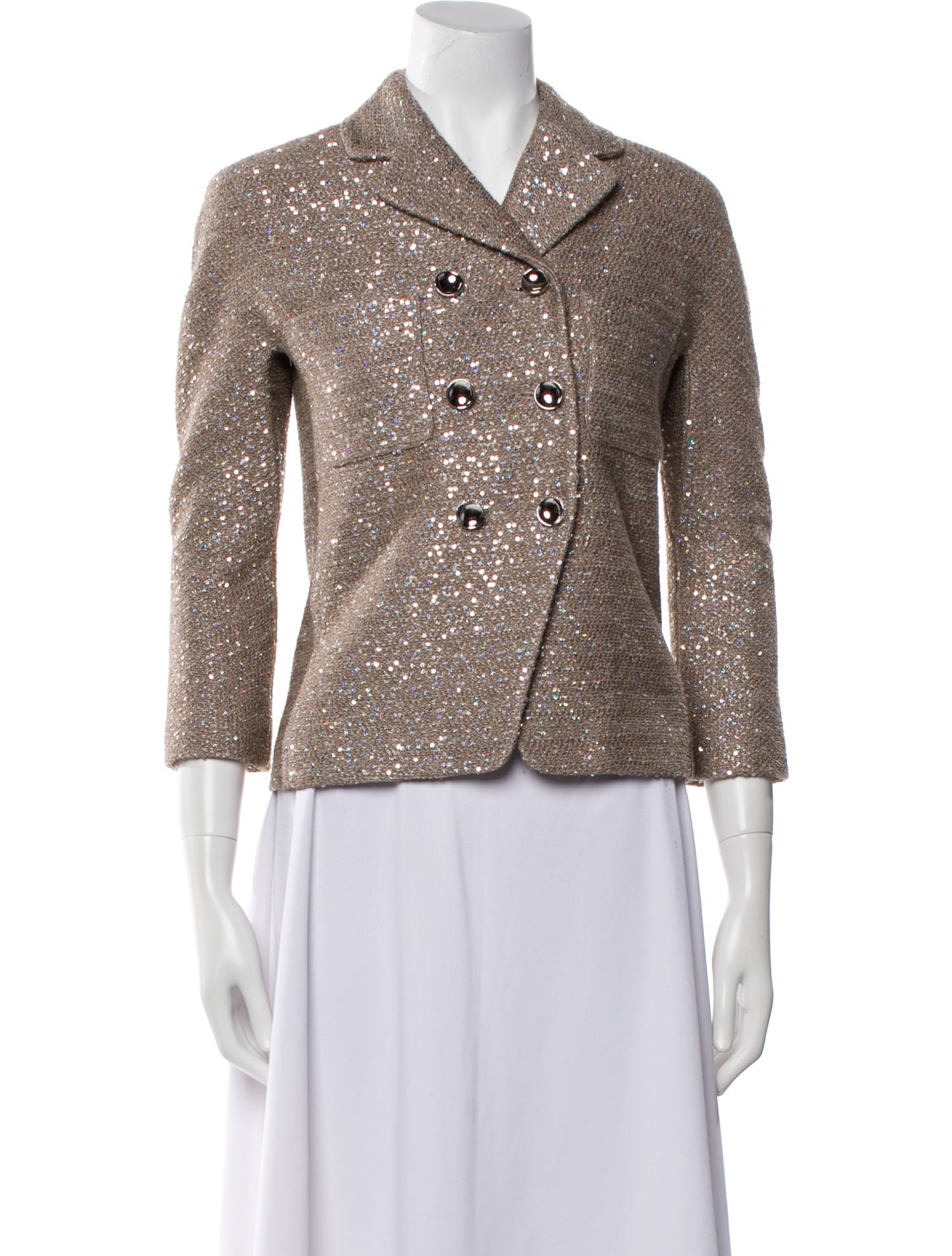 St. John Tweed Tweed Pattern Blazer