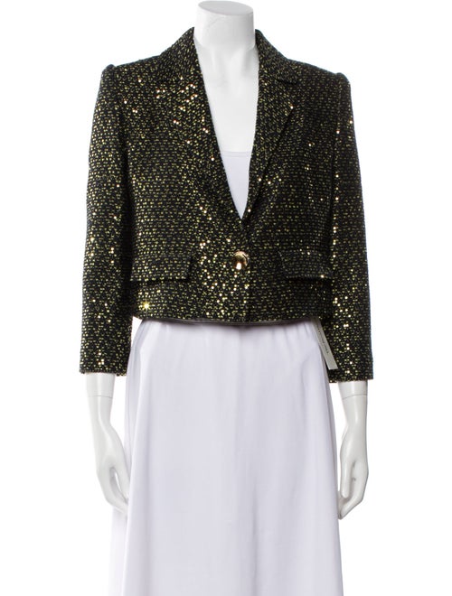 St. John Tweed Printed Blazer