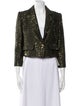 St. John Tweed Printed Blazer