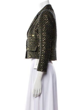 St. John Tweed Printed Blazer