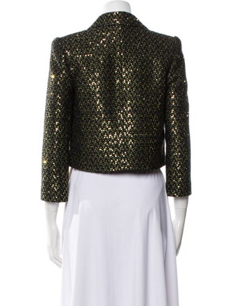 St. John Tweed Printed Blazer