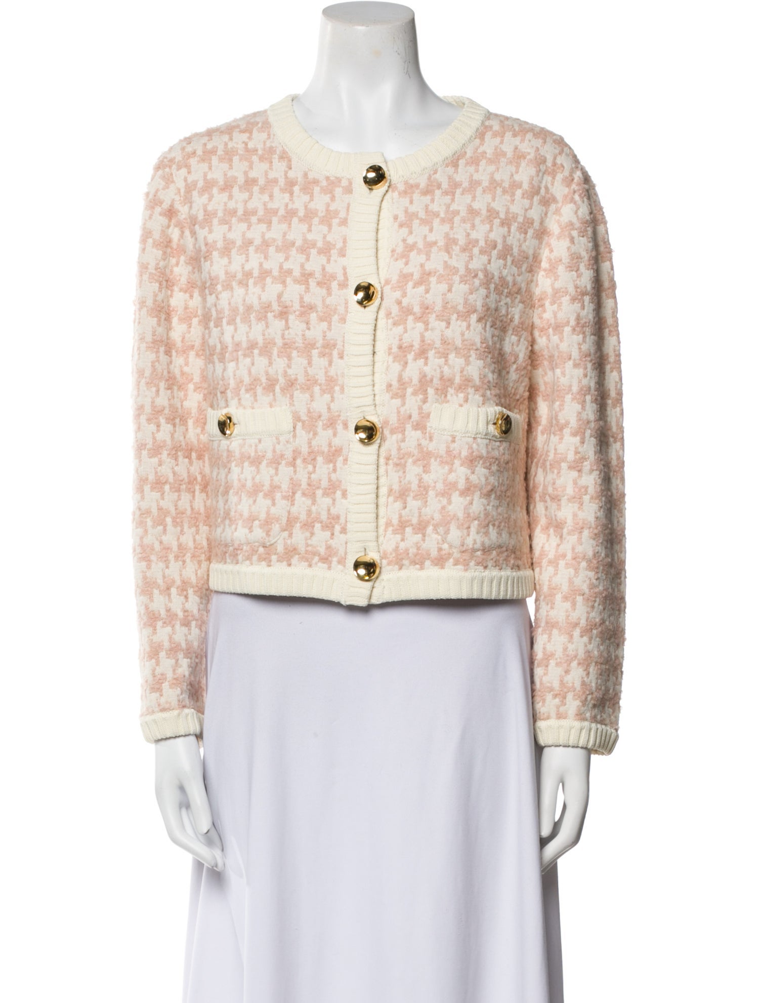 St. John Tweed Pattern Evening Jacket