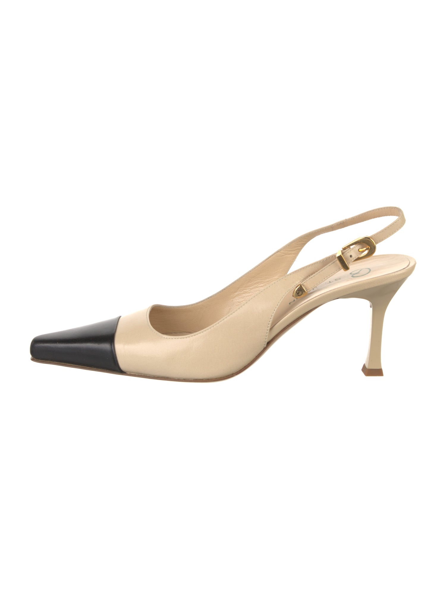 St. John Leather Slingback Pumps