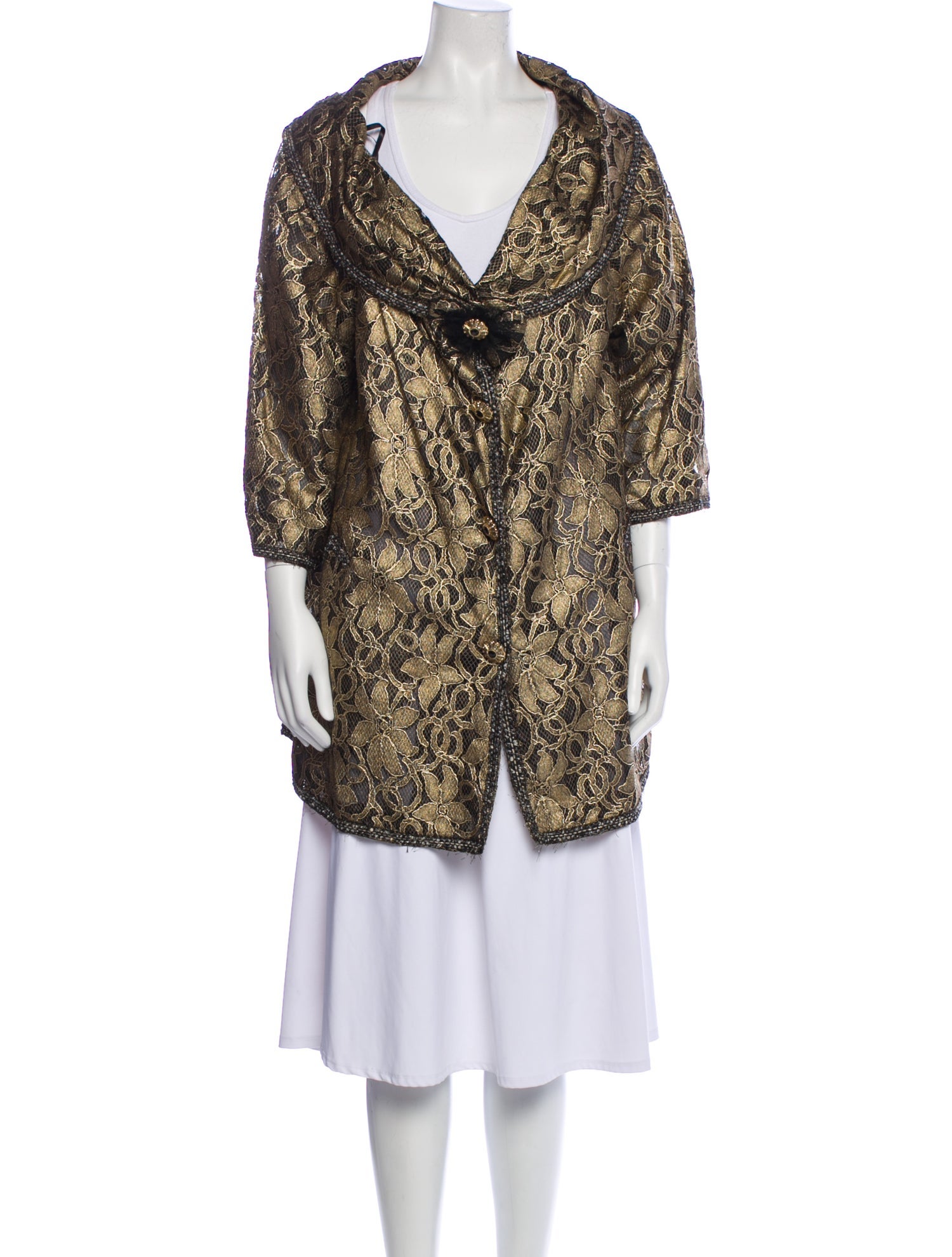 St. John Printed Evening Jacket