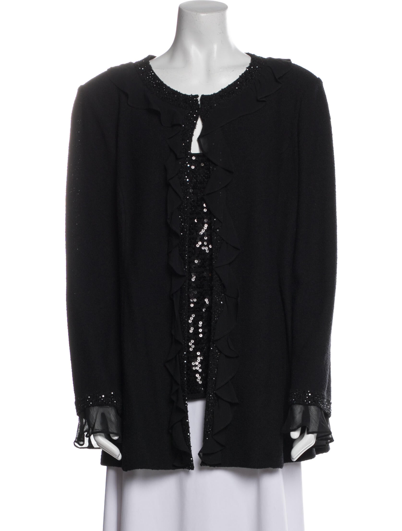 St. John Silk Sequin Embellishments Set