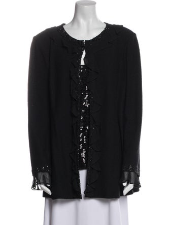 St. John Silk Sequin Embellishments Set