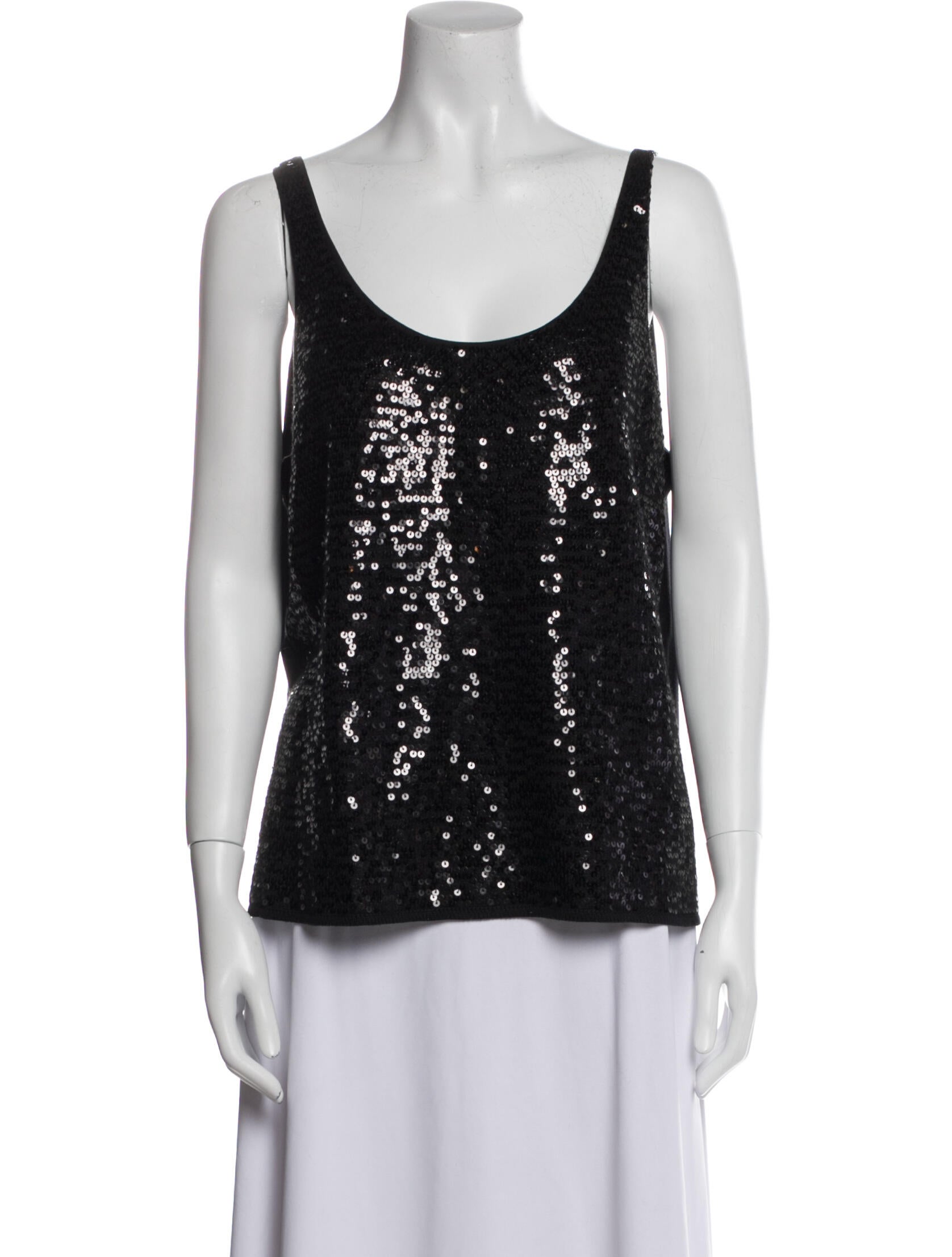 St. John Silk Sequin Embellishments Set