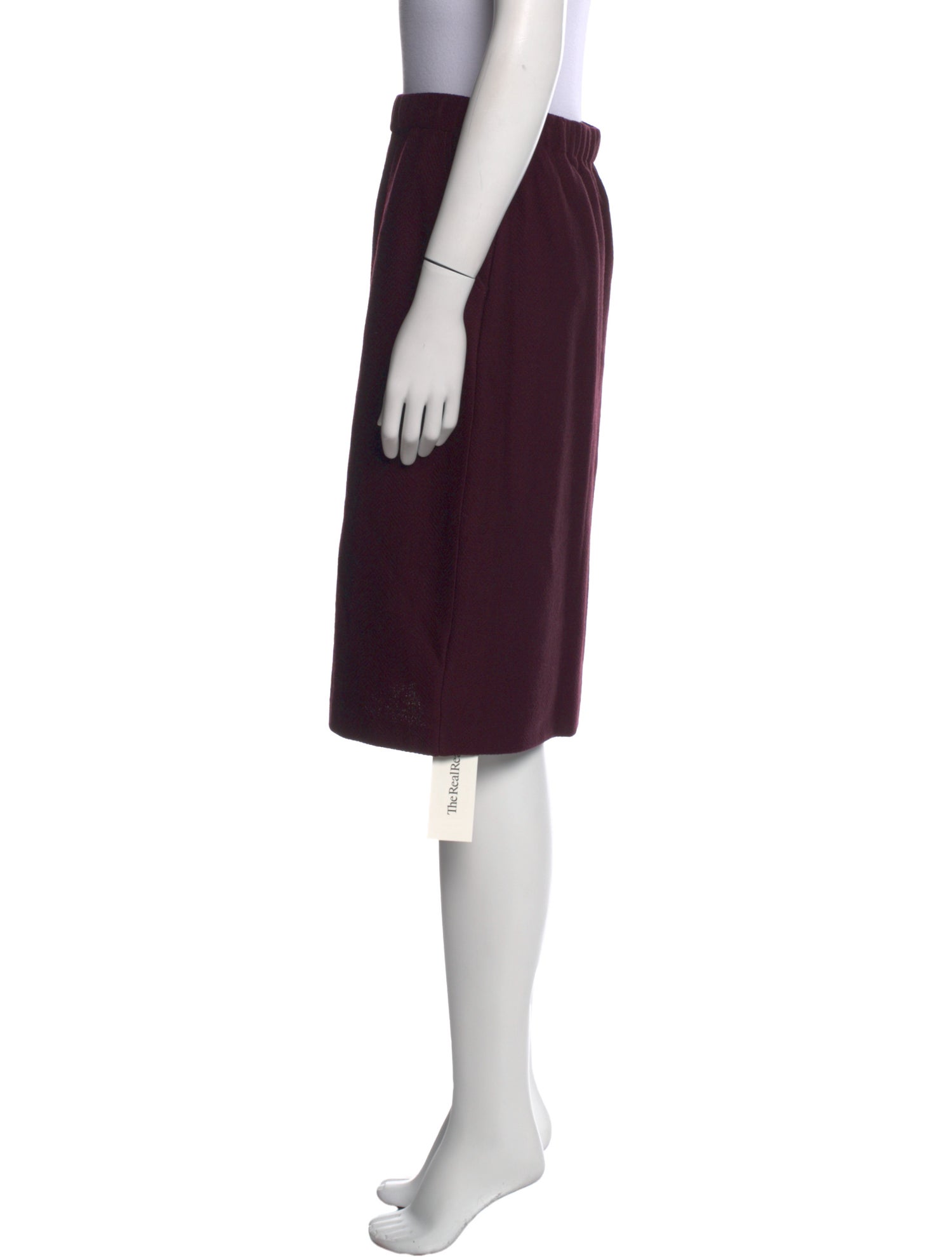 St. John Wool Knee-Length Skirt