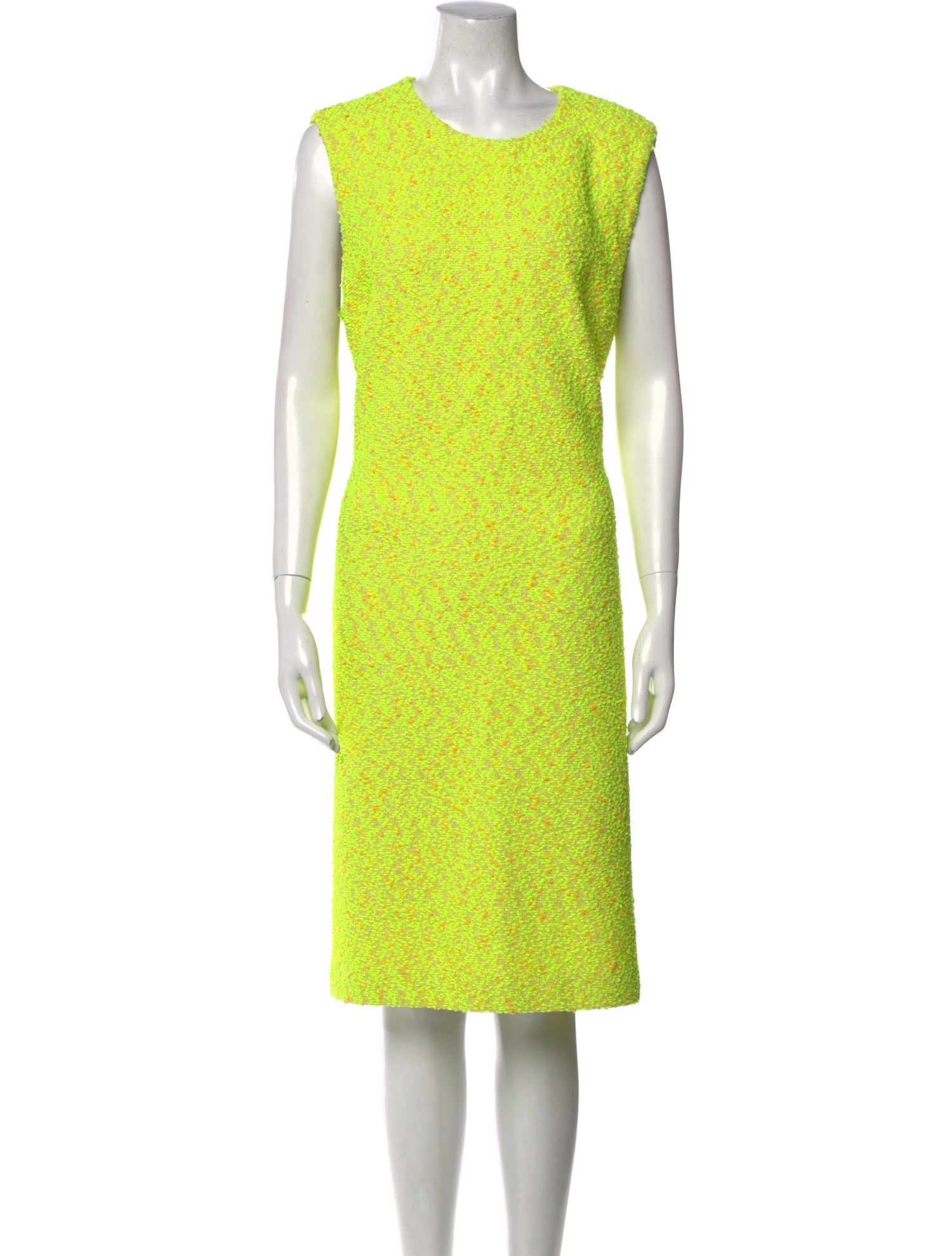 St. John Crew Neck Midi Length Dress w/ Tags