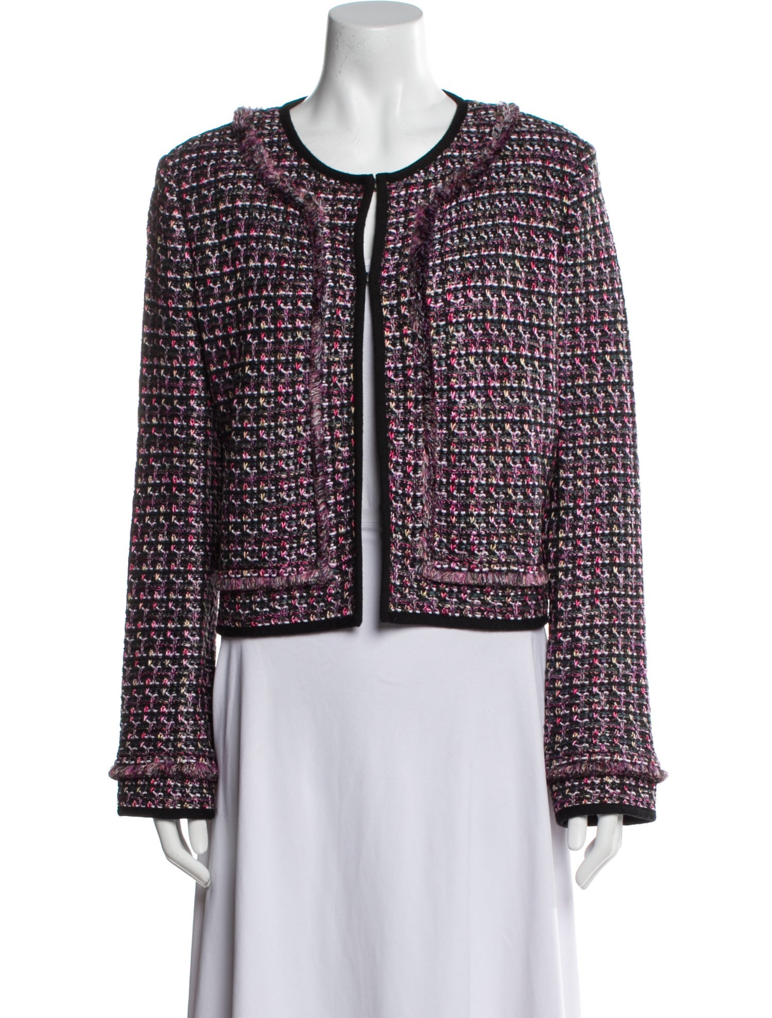 St. John Tweed Pattern Evening Jacket