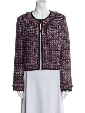 St. John Tweed Pattern Evening Jacket