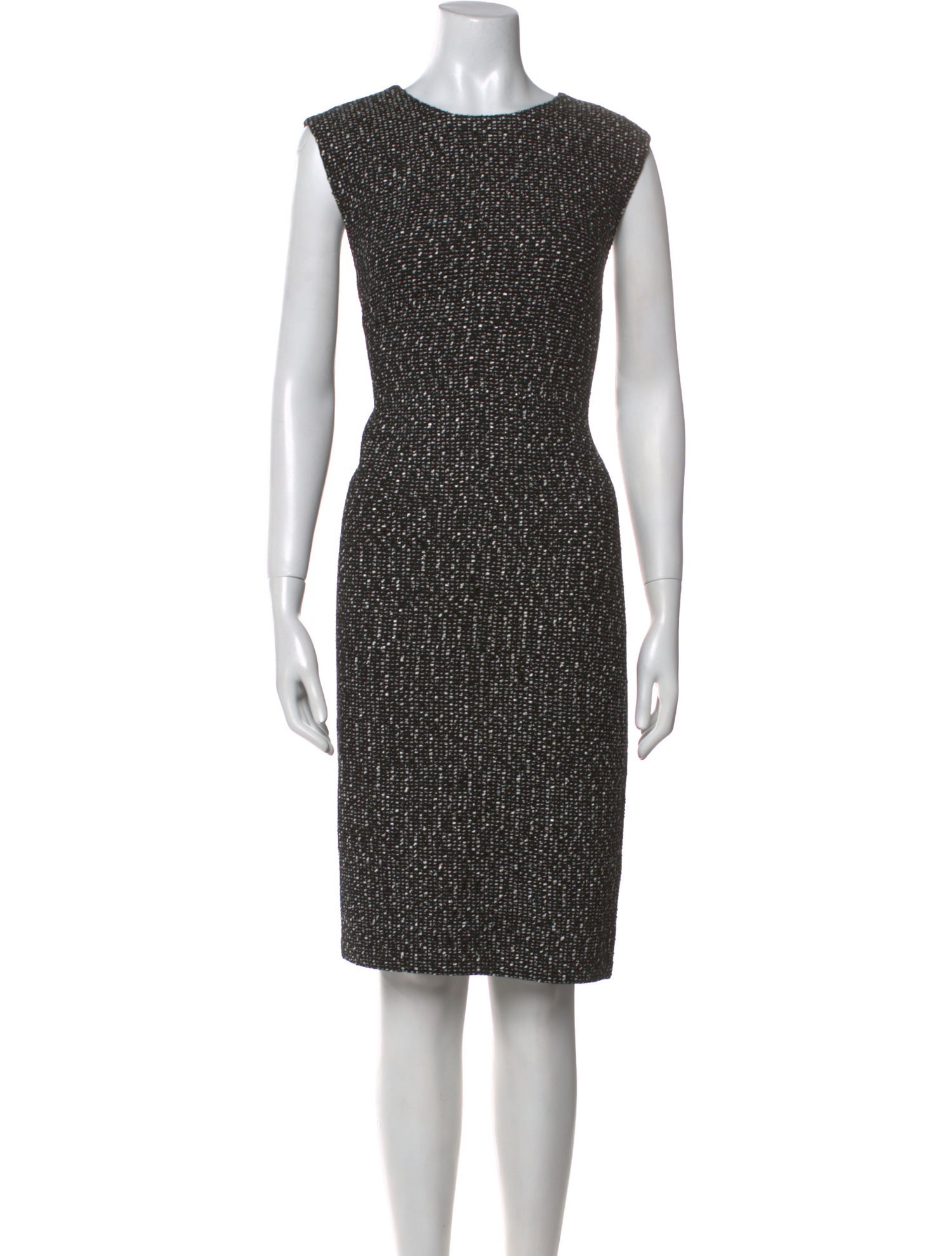 St. John Printed Knee-Length Dress