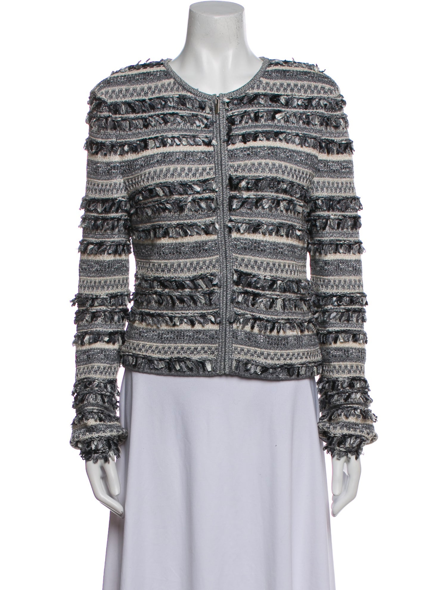 St. John Tweed Pattern Evening Jacket