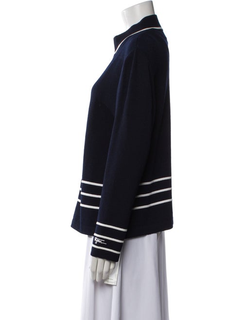 St. John Striped Bomber Jacket