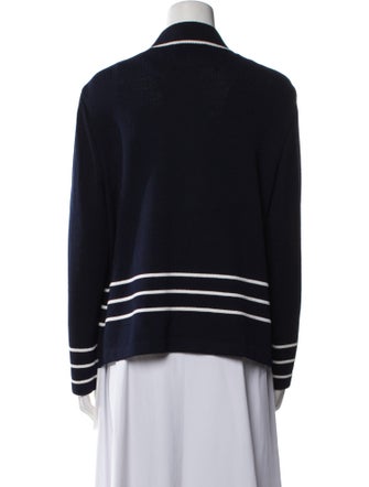 St. John Striped Bomber Jacket