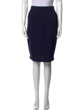 St. John Wool Knee-Length Skirt