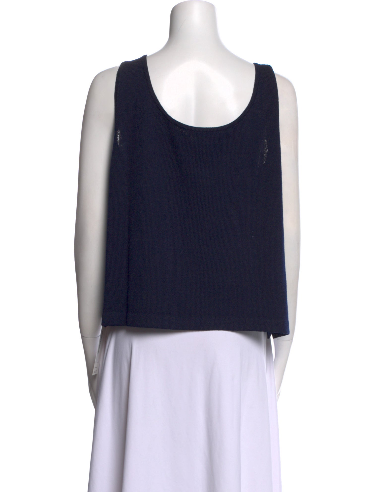 St. John Wool Scoop Neck Top