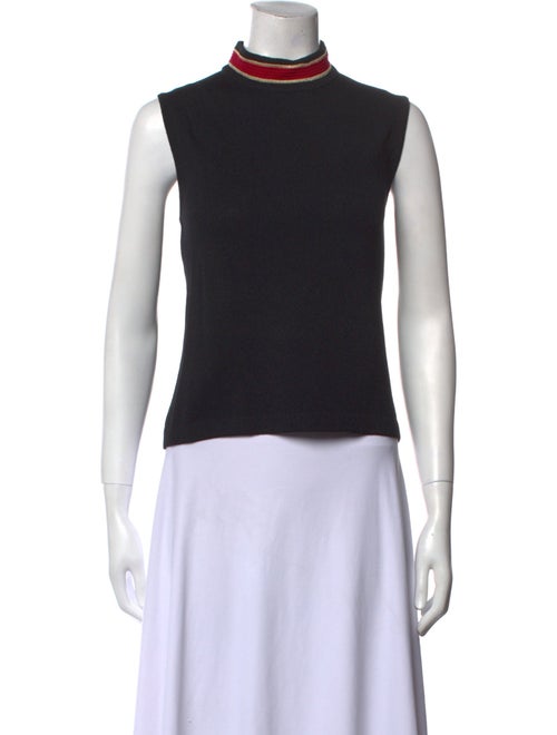 St. John Wool Turtleneck Top