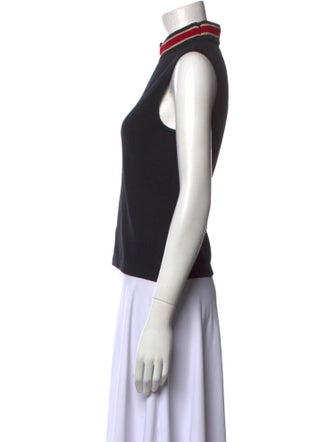 St. John Wool Turtleneck Top