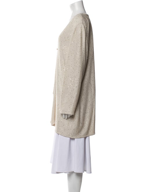 St. John Wool Sequin Embellishments Dress Set