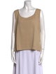 St. John Wool Scoop Neck Top