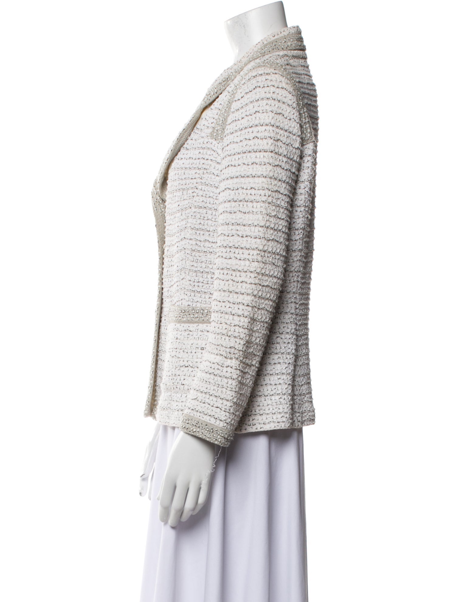 St. John Tweed Pattern Blazer