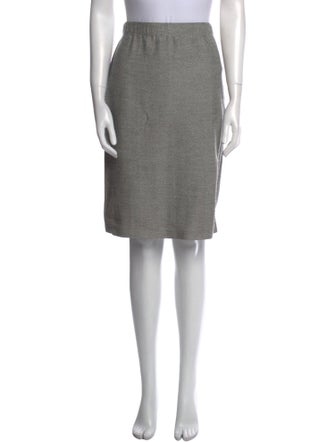 St. John Glitter Accents Knee-Length Skirt