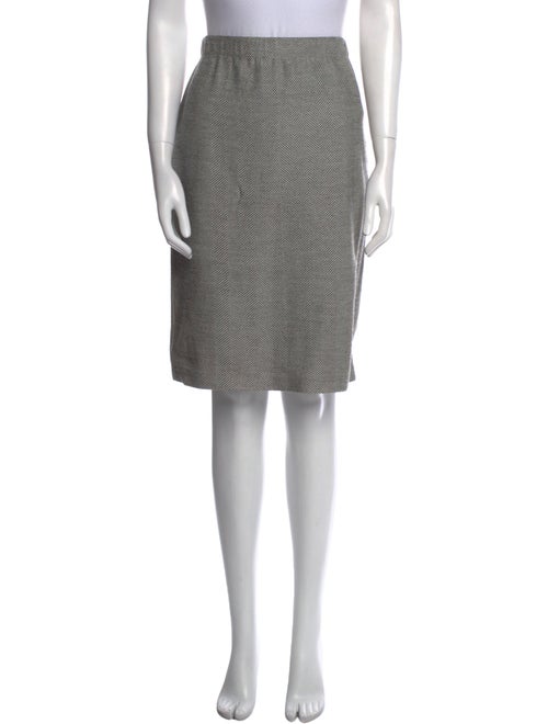 St. John Glitter Accents Knee-Length Skirt