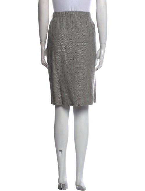 St. John Glitter Accents Knee-Length Skirt