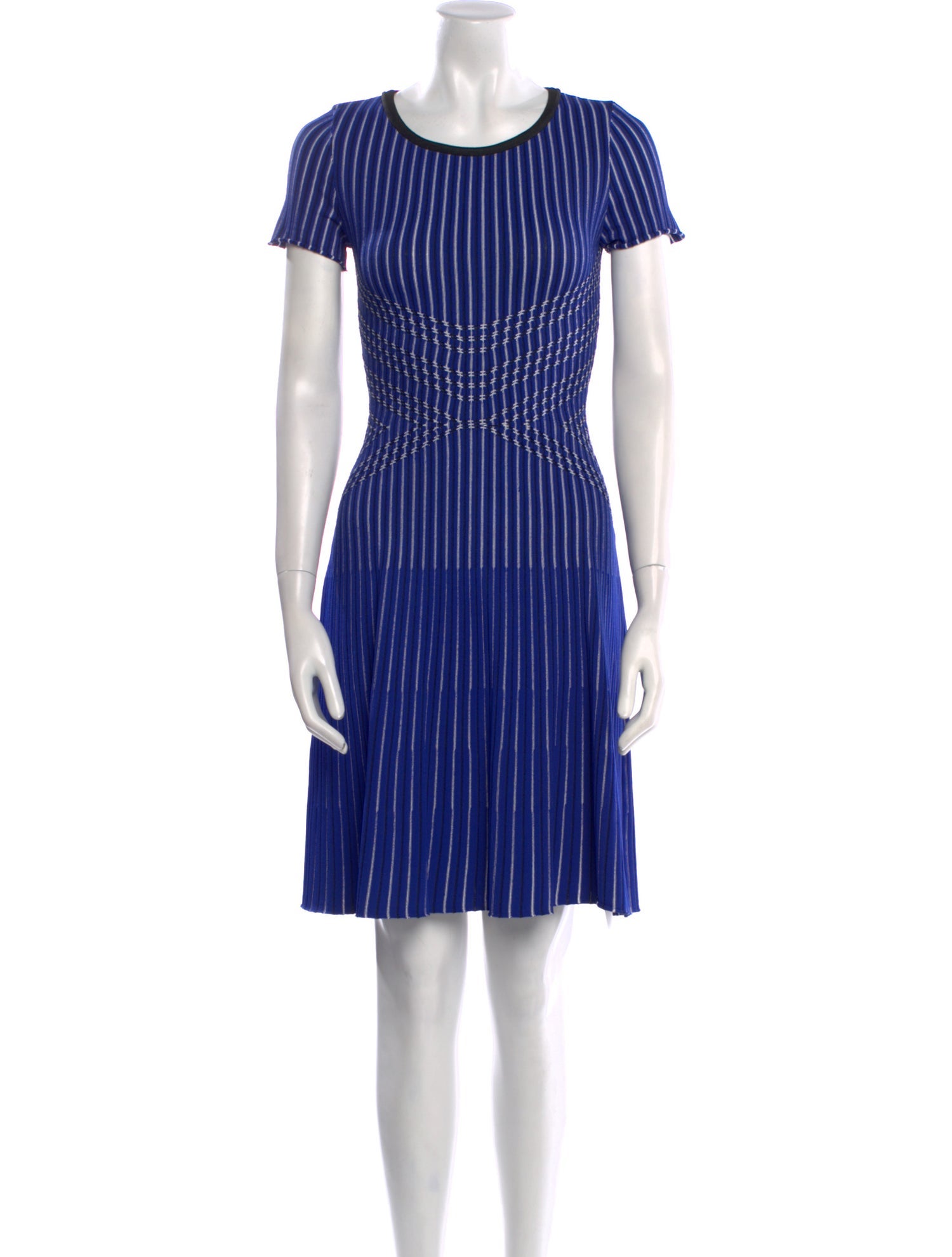 St. John Striped Mini Dress