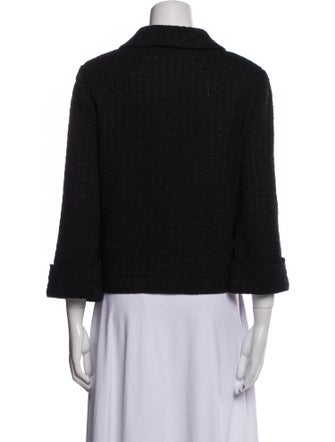 St. John Wool Tweed Pattern Jacket