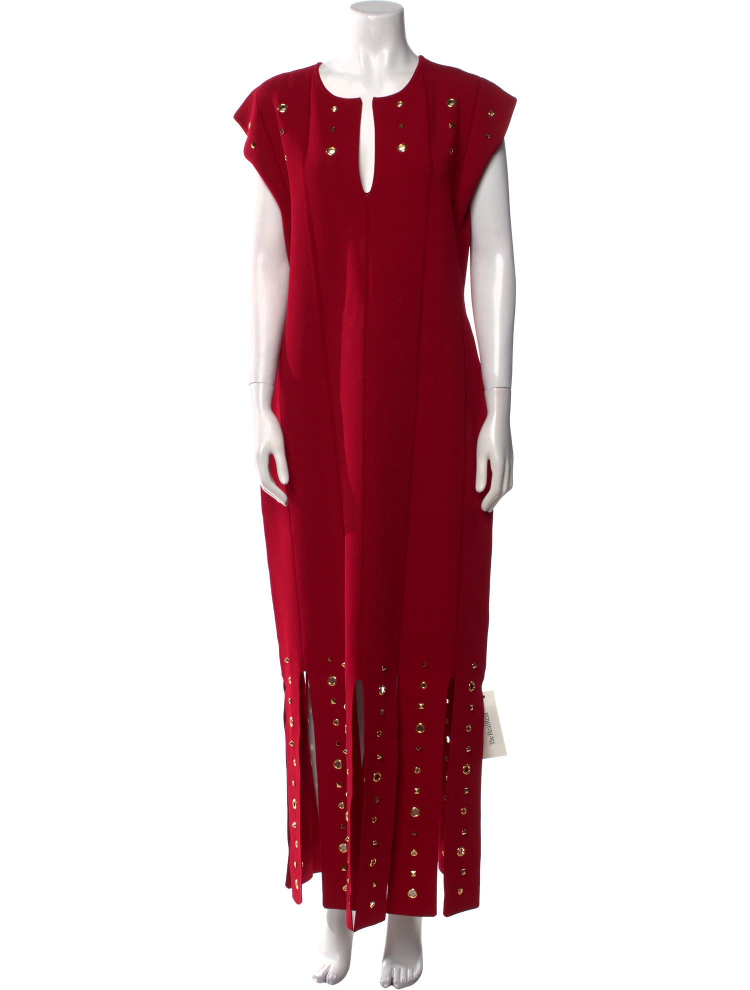 St. John Crew Neck Long Dress